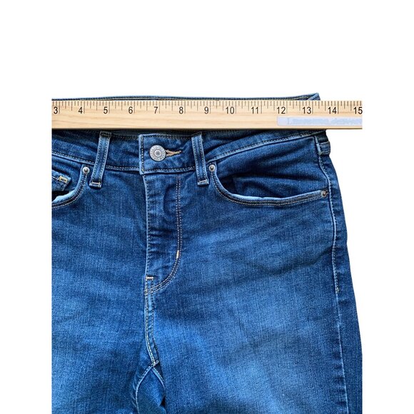 Levis Strauss & Co. Womens Classic Mid Rise Skinny Jeans Blue Denim Size 6 - Picture 9 of 14